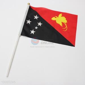 14*21cm Papua New Guinea flag/hand signal flag
