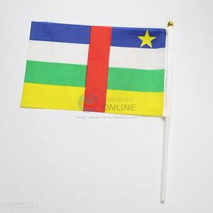 Wholesale 14*21cm Central Africa flag/hand signal flag