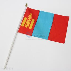 14*21cm Mongolia flag/hand signal flag