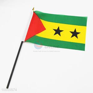 21*14cm Sao Tome and Principe Flag,Hand Flag
