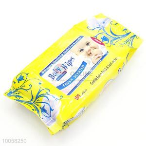 80pcs fresh scented gentle&thick baby wipes with aloe
