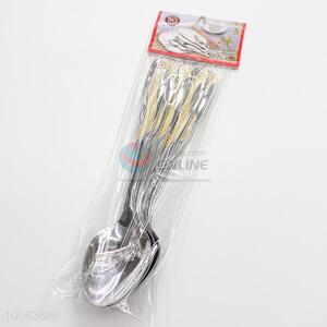 High quality 6 pieces stainless steel spoons