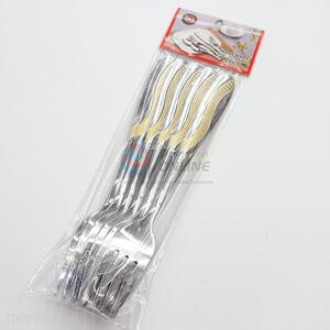 6 pieces stainless steel forks