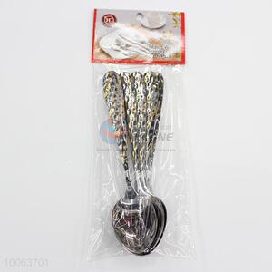 Silver stainless steel soup spoon/rice spoon/ice cream spoon
