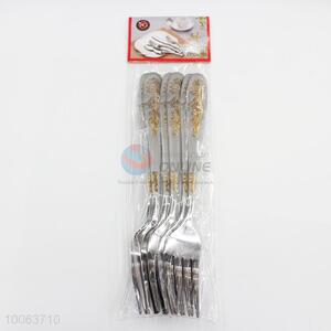 Good quality stainless steel 6 pieces  forks