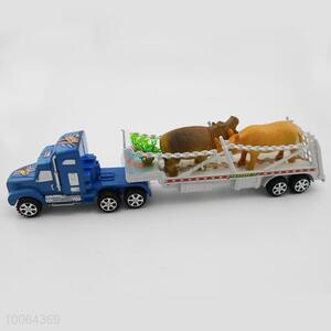Blue Super Truck Toys with Cow