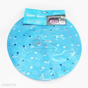 Blue Round PVC Sink Mat For Sale