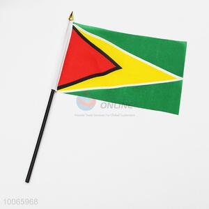 Guyana Flag,Hand Flag World Flag,Country Flag with Plastic Pole