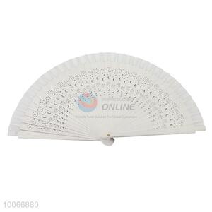 Wholesale handmade craft hand fan wooden fan