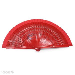 Personalized custom printed folding hand fan wooden fan