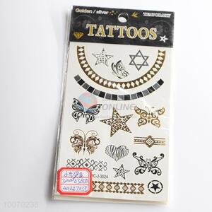 Butterfly pattern tattoo sticker