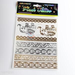 Beautiful ribbon vintage style tattoo paper