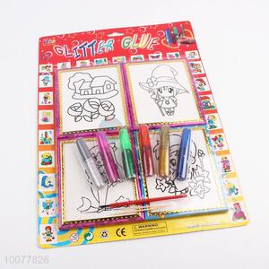 Promotional glitter drawing picture/toys for kids