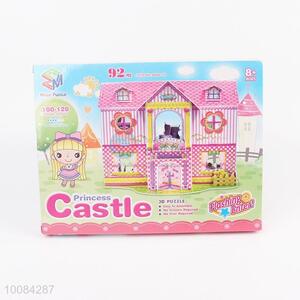 Princess Castle 3D Puzzle DIY Toy for Girls