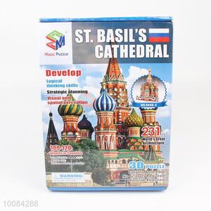 231pcs st.basil's cathedral great building 3d puzzle