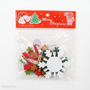 Christmas nonwoven decoration/snowflake felt crafts