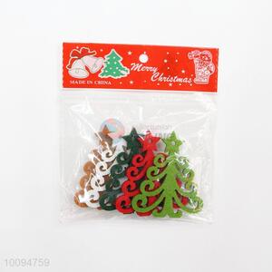 Punched nonwoven felt christmas tree crafts