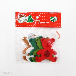 Cute Nonwoven Bear Christmas Felt Crafts