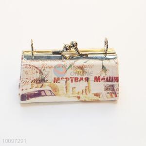 Wholesale PU clutch bag/party bag/purse with matal chain