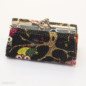 Custom purse/clutch bag/lady bag with metal chain