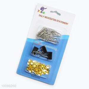 Most Popular Binder Clips, Pushpins and Paper Clips Set