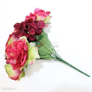 Beautiful Red Artificial Rose Flower Simulation Flower