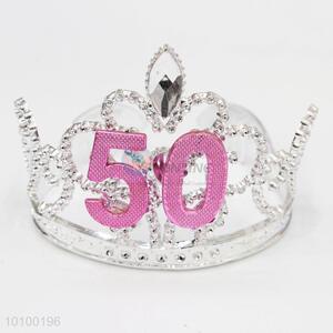 Wholesale cheap girls tiara and crown with numbers
