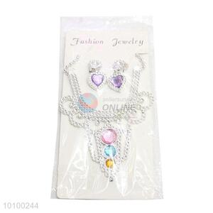 Fashion jewelry earrings necklace set for women