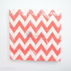 Beautiful wavy stripe printing paper handkerchief/facial tissue