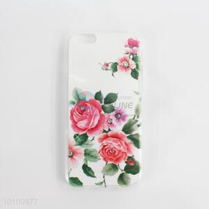 Diamond-encrusted flower moblie phone shell/phone case