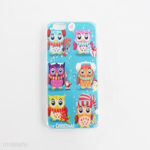 Diamond-encrusted owl moblie phone shell/phone case