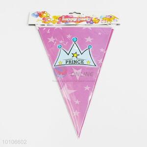 Promotional birthday party supplies paper pennant