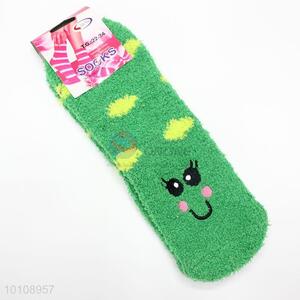 Green women socks for wholesale