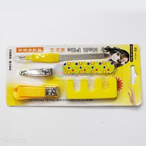 Wholesale Good Quality Yellow Manicure Set