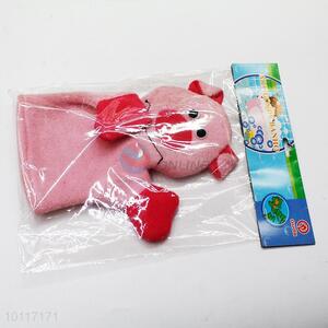 Promotional Pink Pig Design Cartoon Gloves