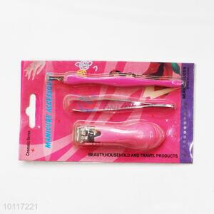 Popular Wholesale Pink Manicure Set