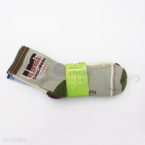Cheap Price Embroidery Socks Warm Napped Hosiery