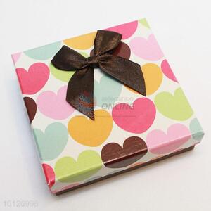 Heart Printed Bracelet Jewelry Packaging Paper Box