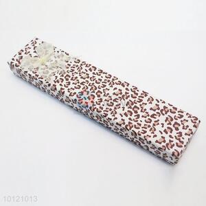Leopard Printed Vintage Paper Necklace Jewelry Box