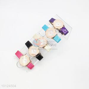 Retro Style Multicolor PU Watches for Lady