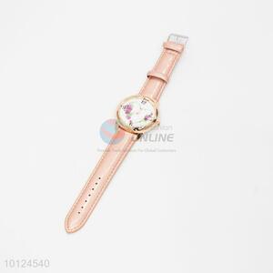 China Factory Cheap PU Band Quartz Watch