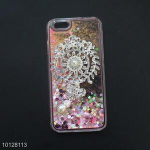 Pink Cute Stars Shimmering Powder Quicksand Phone Case for 5/5S/5SE