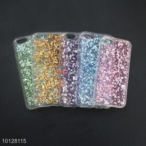 Five Colors Twinkle Glitter Stars Flowing Liquid Phone Case for 5/5S/5SE