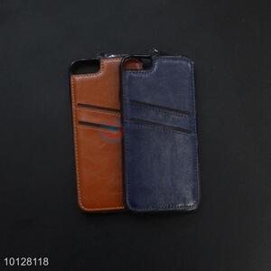 Two Colors Canvas Texture Leather Wallet Flip Stand Cover Case for 6/6P/6S/6SP