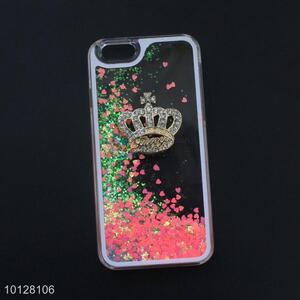 Good Quality Shimmering Powder Lovely Crown Pattern Phone Case for 6/6P/6S/6SP