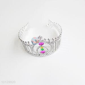Low price crystal plastic party crown and tiara
