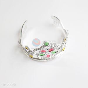 Hot sale fashion party favors colorful crystal tiaras