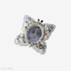 Cute butterfly picture frame with shell
