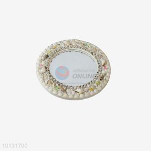 Handmade make up mirror with shell decoration