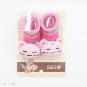 Newest design 3d bear cotton infant socks